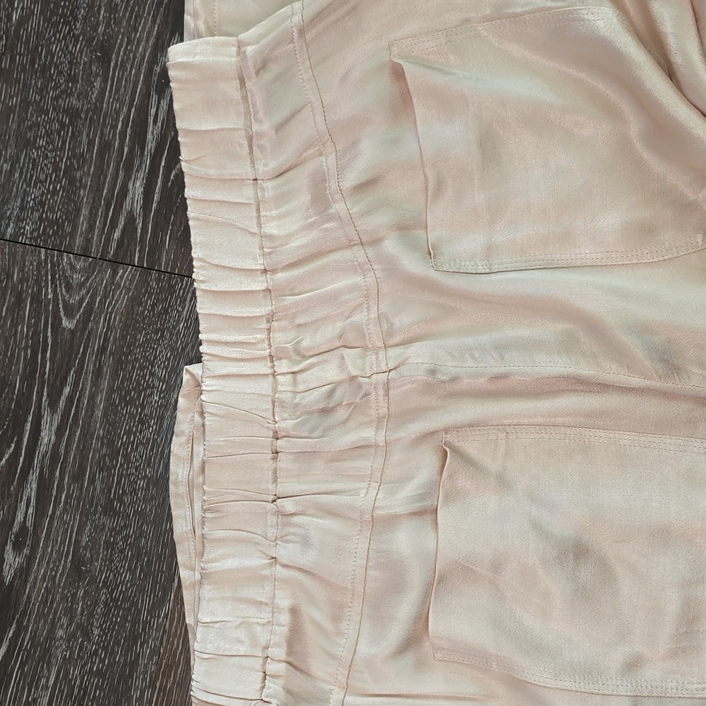 Central Park West rose gold Wide Leg Pants with High Waist Design size L - Picture 14 of 15
